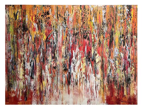 TANGO DE FEU di Richard Dubure, Pittura in vendita su Singulart