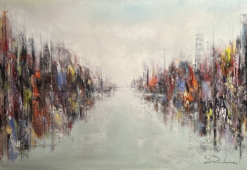 COMME UNE AVENTURE di Richard Dubure, Pittura in vendita su Singulart