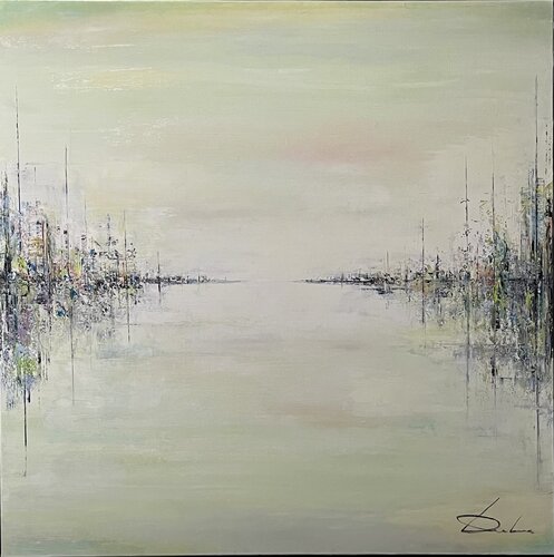 LA PORTE DU SILENCE von Richard Dubure, Malerei kaufen auf Singulart