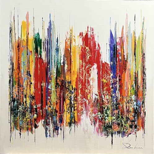 ILLUSIONS FLAMBOYANTES di Richard Dubure, Pittura in vendita su Singulart