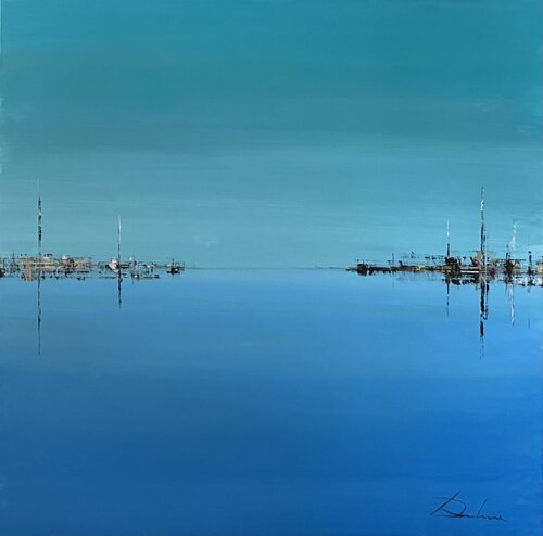 AZZURRO di Richard Dubure, Pittura in vendita su Singulart