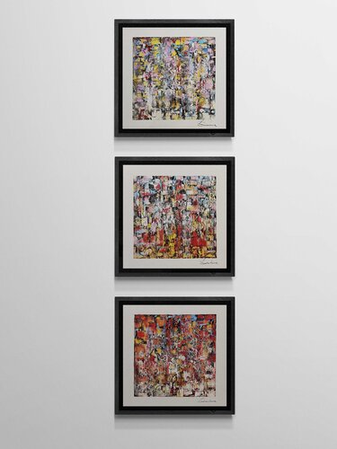 TRIO DES IMBROGLIOS von Richard Dubure, Malerei kaufen auf Singulart