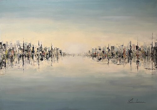 LA RÊVEUSE CLAIRE par Richard Dubure, Peinture en vente sur Singulart