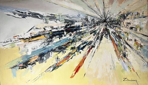 VORTEX CITADIN di Richard Dubure, Pittura in vendita su Singulart