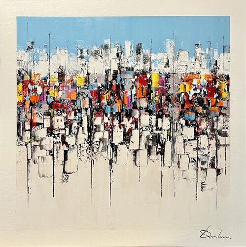 SUBURBAINE di Richard Dubure, Pittura in vendita su Singulart