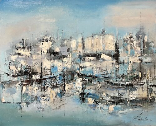 Image bleue von Richard Dubure, Malerei kaufen auf Singulart