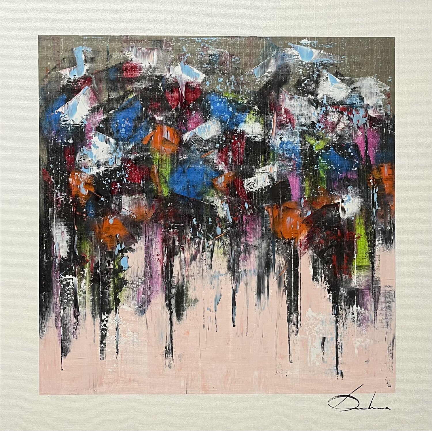 PLUIE ABSTRAITE Richard Dubure