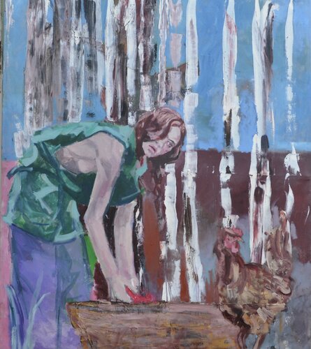 Zwischen den Birken by Arsentij Pawlow, 油畫 for Sale on Singulart