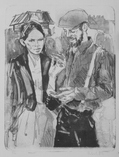 Taschenuhr by Arsentij Pawlow, Print for Sale on Singulart