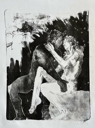 Kuss by Arsentij Pawlow, Print for Sale on Singulart