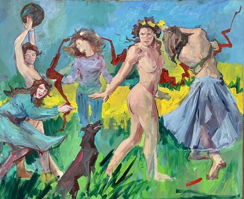 Tanzende di Arsentij Pawlow, Pittura in vendita su Singulart