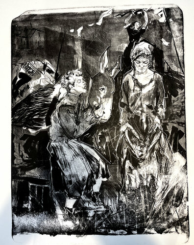 Esel von Arsentij Pawlow, Druck kaufen auf Singulart