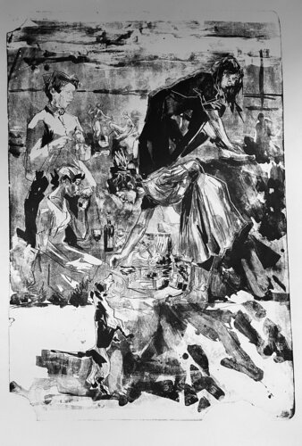 Picknick von Arsentij Pawlow, Druck kaufen auf Singulart