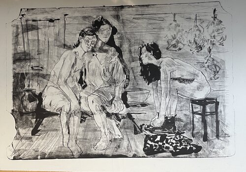 Sauna von Arsentij Pawlow, Druck kaufen auf Singulart