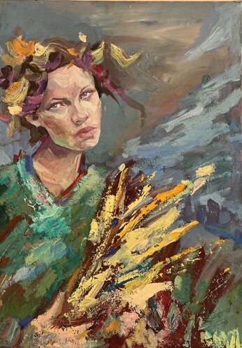 Blumen di Arsentij Pawlow, Pittura in vendita su Singulart