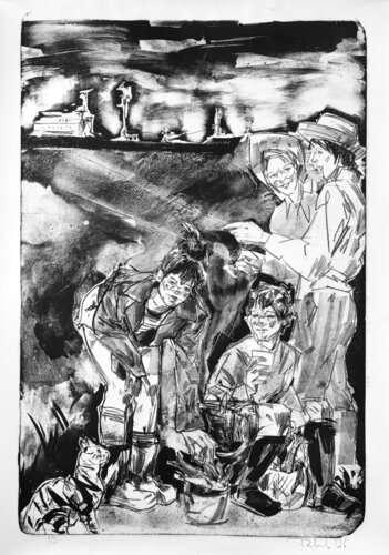 Schiff van Arsentij Pawlow, Afdruk te koop op Singulart