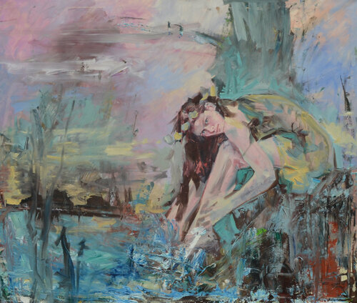 Am Wasser di Arsentij Pawlow, Pittura in vendita su Singulart