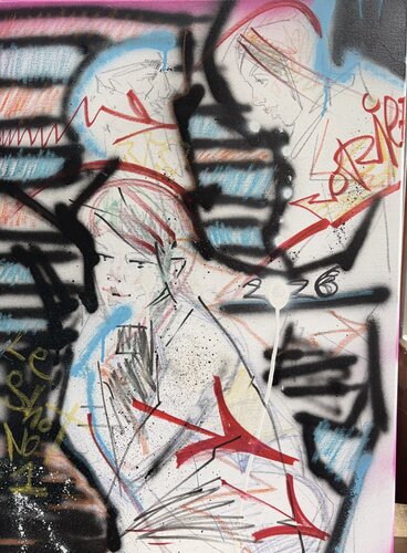 Arsentij Pawlow X Rorie, o.T. 3 by Arsentij Pawlow, Painting for Sale on Singulart