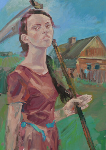 Mit der Sense von Arsentij Pawlow, Malerei kaufen auf Singulart