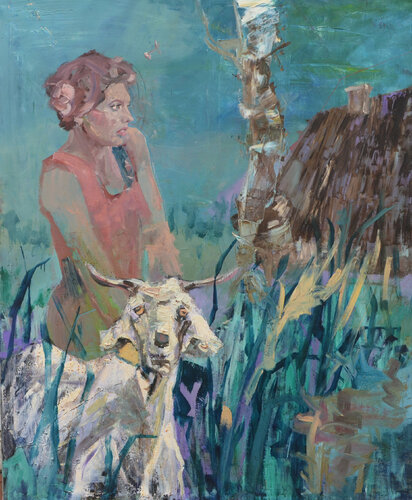 Die Ziege di Arsentij Pawlow, Pittura in vendita su Singulart