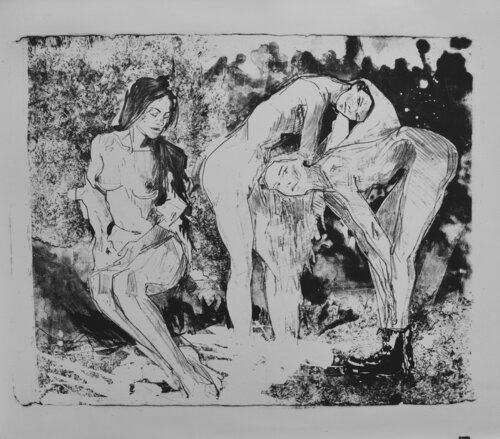 Badende 2 von Arsentij Pawlow, Druck kaufen auf Singulart