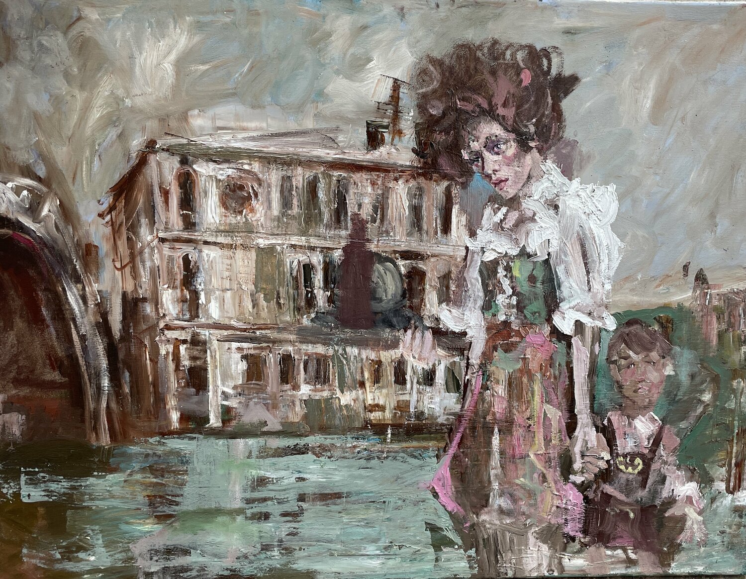 Ausflug von Bayern nach Venedig Arsentij Pawlow Originalgemälde zu verkaufen