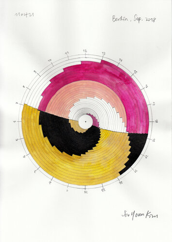 Time spiral_Sep 2018_Berlin_new by Soo Youn Kim, Work on Paper for Sale on Singulart