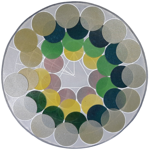 Time flows with holy heptagon_151024 di Soo Youn Kim, Altri media in vendita su Singulart