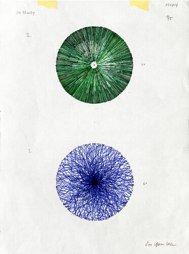 03FAmily_Wassersammlung und grüne Pflanzen par Soo Youn Kim, Dessin en vente sur Singulart