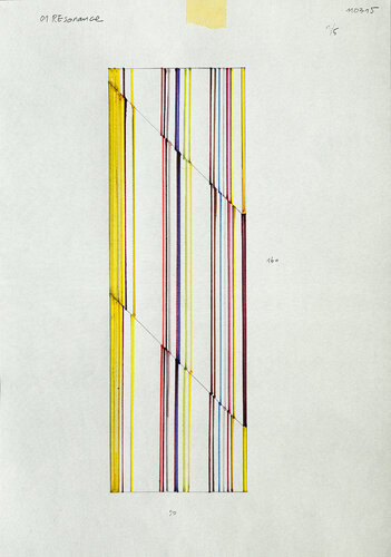 01REsonance_Licht; Ein Bündel von Farben van Soo Youn Kim, Tekening te koop op Singulart