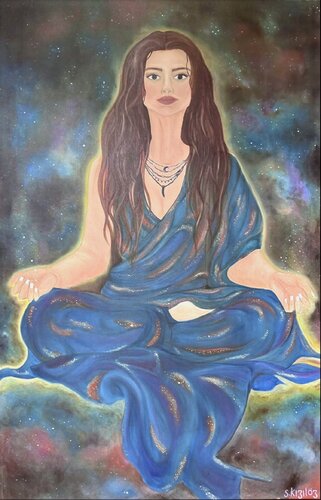 Awakening the Darkness van SUNA KIZILOZ, Schilderij te koop op Singulart