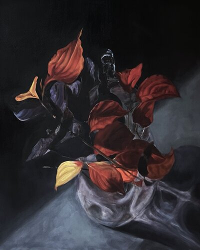 Autumn Flowers van Sherie Harkins, Schilderij te koop op Singulart