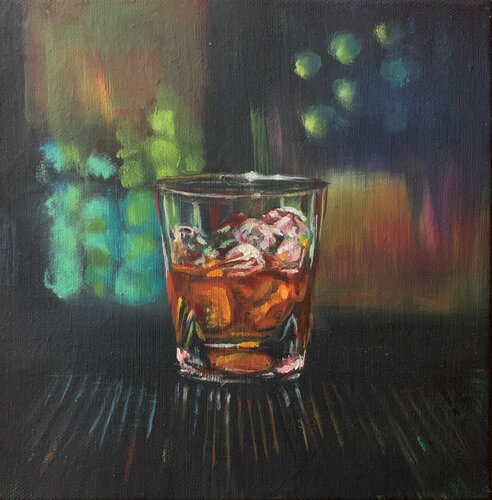 On The Rocks van Sherie Harkins, Schilderij te koop op Singulart