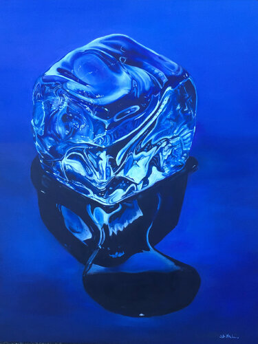 Blue Flame von Sherie Harkins, Malerei kaufen auf Singulart