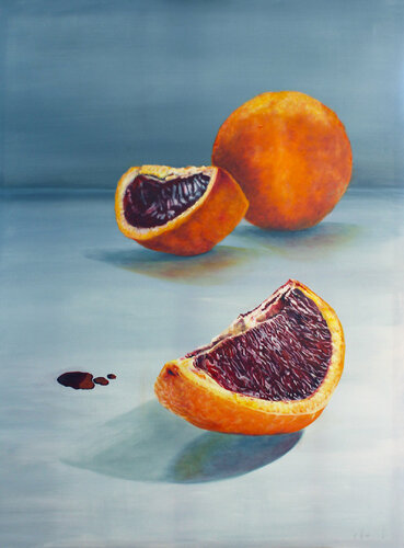 Blood Orange par Sherie Harkins, Peinture en vente sur Singulart
