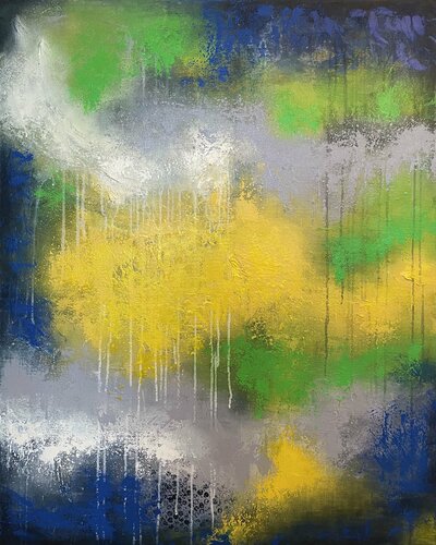 Summer Cloud di Zue Razali, Pittura in vendita su Singulart