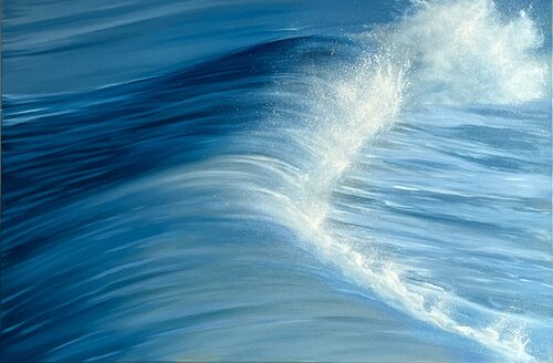 Blue Breaker von Eva Volf, Malerei kaufen auf Singulart