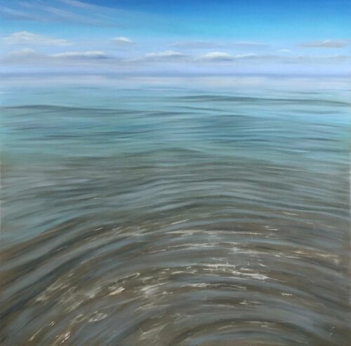 Azure Harmony van Eva Volf, Schilderij te koop op Singulart