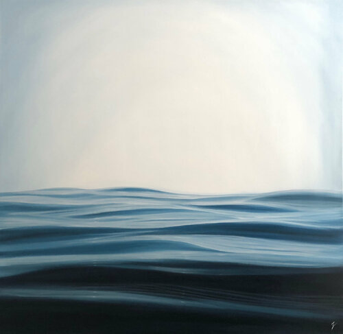 Ocean Between Us van Eva Volf, Schilderij te koop op Singulart