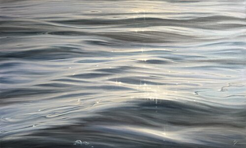 Drifting in Light van Eva Volf, Schilderij te koop op Singulart