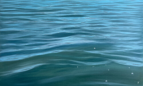 Embraced by the Sea van Eva Volf, Schilderij te koop op Singulart