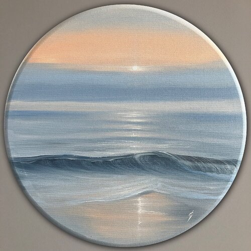 Rising With The Sun van Eva Volf, Schilderij te koop op Singulart