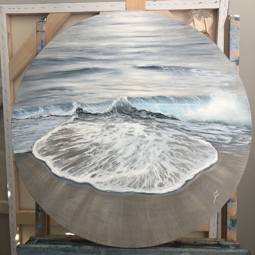 Pearl Tide van Eva Volf, Schilderij te koop op Singulart