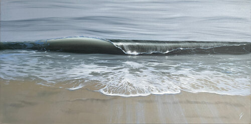 Where The Sea Meets The Land van Eva Volf, Schilderij te koop op Singulart