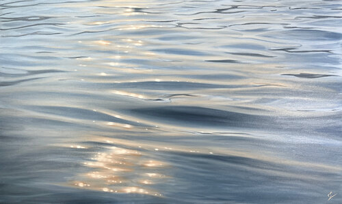 Gentle Flow van Eva Volf, Schilderij te koop op Singulart