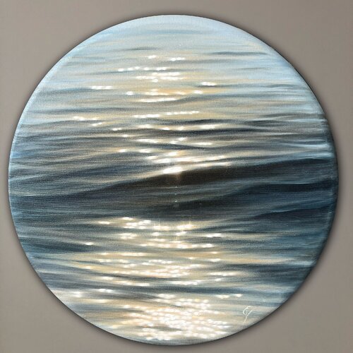 Golden Hour van Eva Volf, Schilderij te koop op Singulart