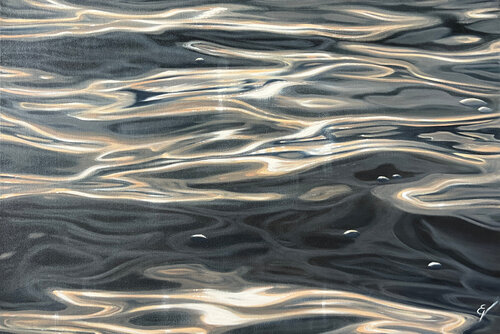 Silken Waters van Eva Volf, Schilderij te koop op Singulart