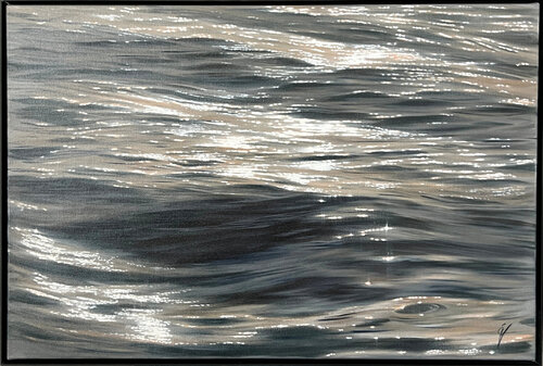 Somewhere Only We Know van Eva Volf, Schilderij te koop op Singulart