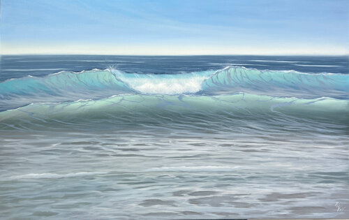 On Vacation by Eva Volf, 회화 for Sale on Singulart