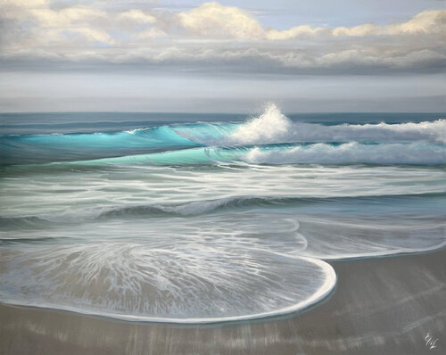 Ocean In Dance by Eva Volf, 회화 for Sale on Singulart
